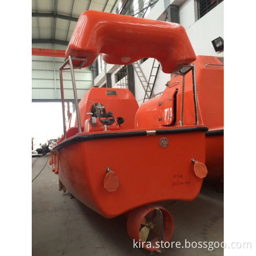 Rescue boat with 25HP Mercury outboard engine